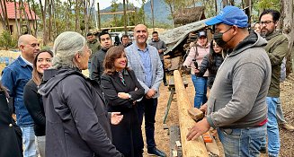 Gobernadora de Tlaxcala impulsa bioconstrucción y vivienda sustentable