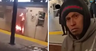 Arrestan a hombre por prender fuego a mujer en el metro de Brooklyn