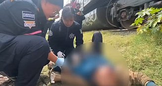 Dormía sobre las vías y fue arrollado por un tren en Puebla