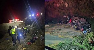 Accidente en Zacatecas: 24 muertos y 5 heridos al desbarrancar autobús