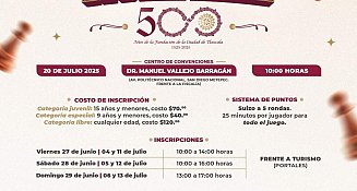 Magno Torneo de Ajedrez en Tlaxcala reunirá a jugadores de todas las edades