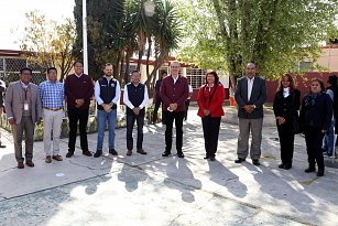 Ayuntamiento de Puebla anuncia construcción de techado escolar en San Francisco Totimehuacán