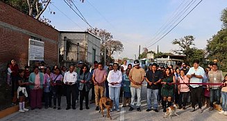 Atlixco impulsa el desarrollo con nueva pavimentación en Tepango