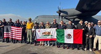 California agradece a Claudia Sheinbaum por el envío de ayuda para incendios