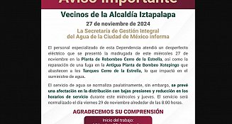 Falta de agua en Iztapalapa: causas y cuándo se normalizará el servicio