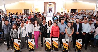 Entrega Lupita Cuautle apoyos para fortalecer el campo en San Andrés Cholula