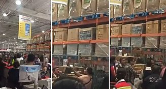 Caos en Costco Puebla: altercado entre cliente y custodios armados