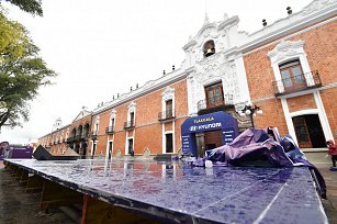 Continúa retiro de gradas de Mundial de Tiro con Arco en Tlaxcala