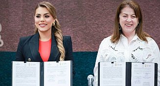 Gobernadoras de Guerrero y Morelos firman convenio para la construcción de la paz