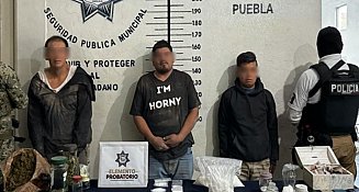 Capturan a presuntos narcomenudistas en San Pedro Cholula