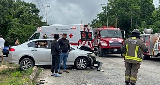 Grave accidente en Cancún cierra el Arco Vial y deja varios heridos