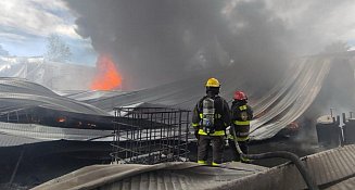 Destaca labor de bomberos de San Andrés Cholula en incendio ocurrido en Atzompa  