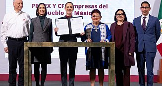 Sheinbaum firma leyes secundarias de la reforma energética que devuelven carácter público a Pemex y CFE