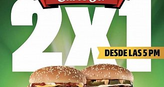 Aprovecha el 2x1 en Carl’s Jr todos los lunes del 2024 ¡Conoce los detalles!