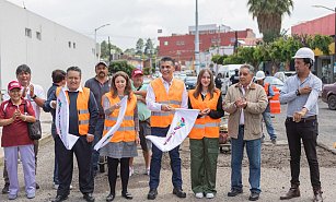 Da Alfonso Sánchez banderazo a rehabilitación de calles de Tlaxcala