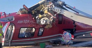 Helicóptero ambulancia de Oaxaca sufre accidente; sin daños a la tripulación