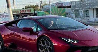 Diputado Antonio Flores genera controversia al conducir un Lamborghini