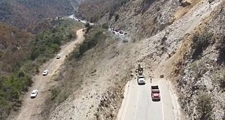 Habilitan paso provisional en la autopista Cuacnopalan-Oaxaca tras derrumbe