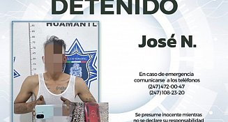 Capturan a ladrón en Huamantla y brindan ayuda a familia afectada