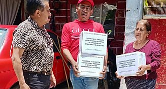 SEDIF lleva ayuda a familias afectadas por lluvias en Texmelucan