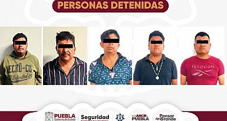 Operativos de la SSP logran detención de cinco hombres armados