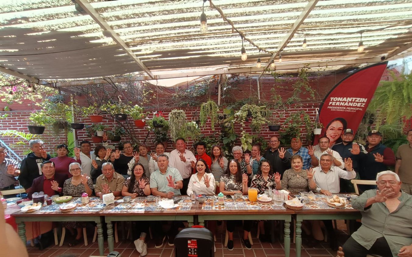 Respaldan comerciantes y empresarios proyecto de Tonantzin Fernández para la presidencia municipal de San Pedro Cholula