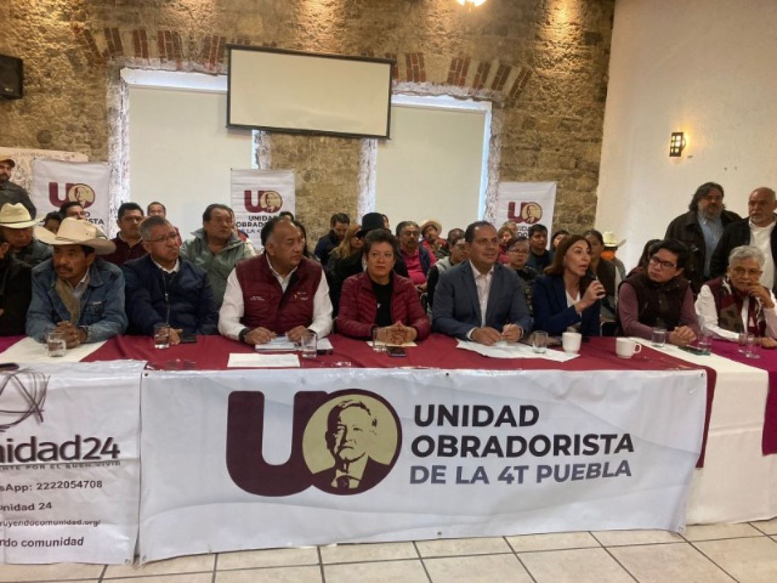 Militantes de Morena convocan marcha para apoyar a Armenta y Sheinbaum