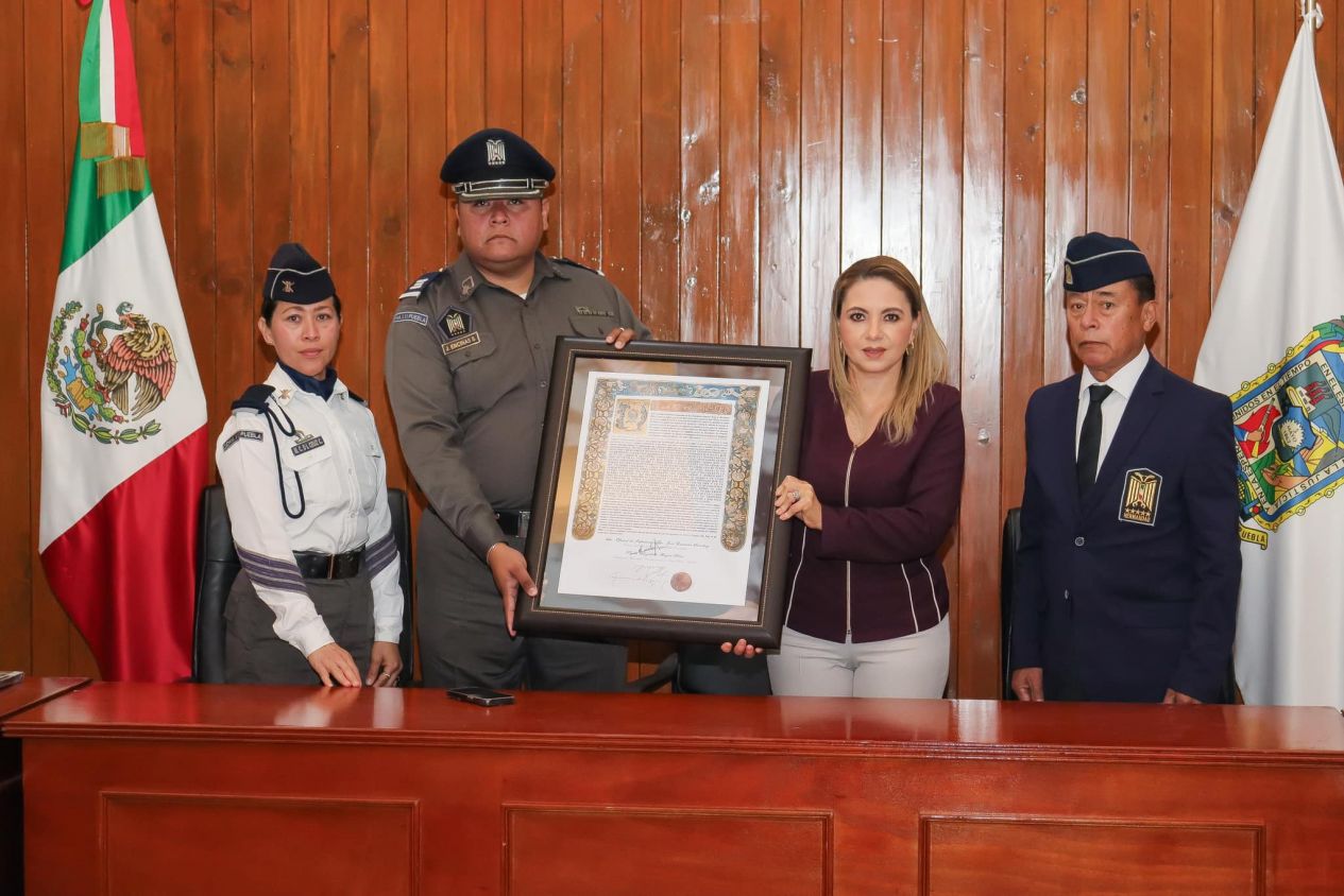 Reconocimiento al Pentathlón Deportivo Militarizado Universitario y entierro de Cápsula del Tiempo en San Pedro Cholula