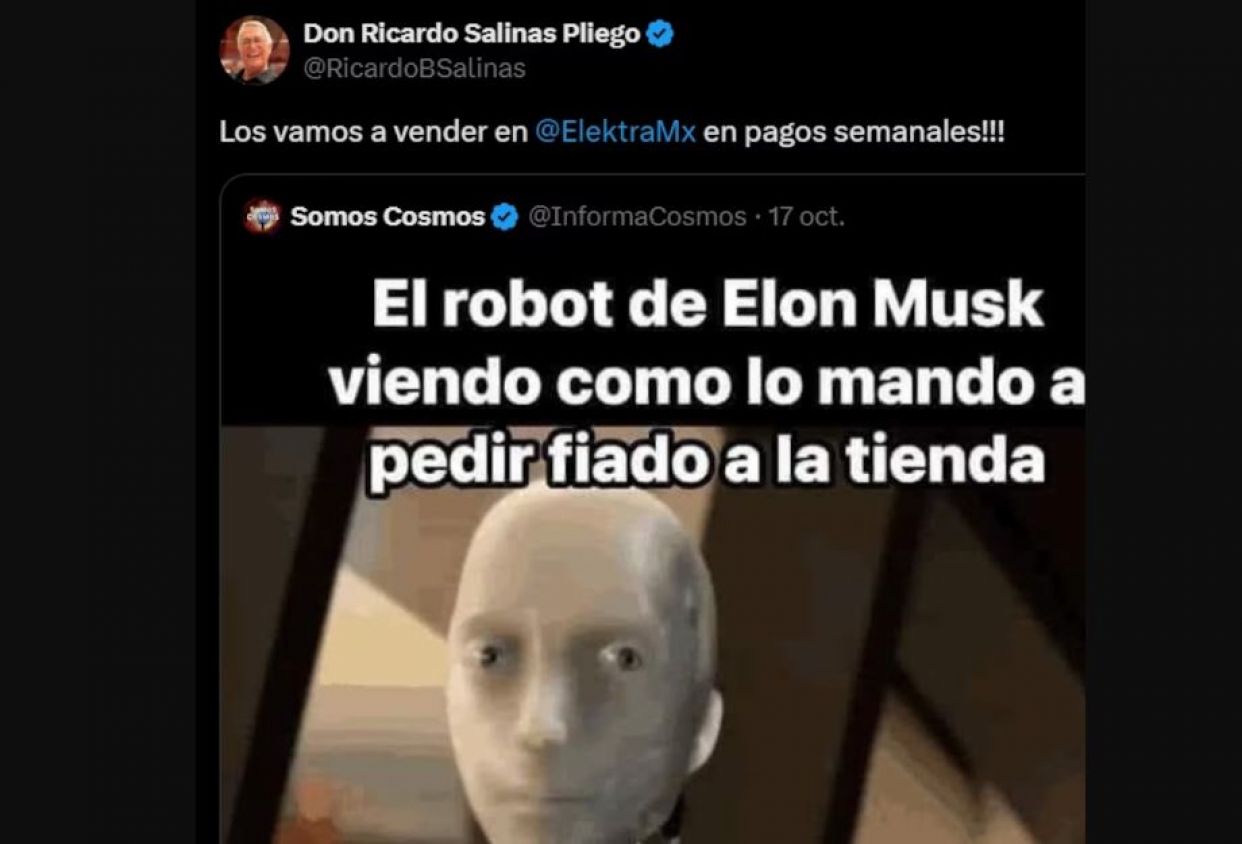 Elektra de Ricardo Salinas será el primer distribuidor de robots Tesla