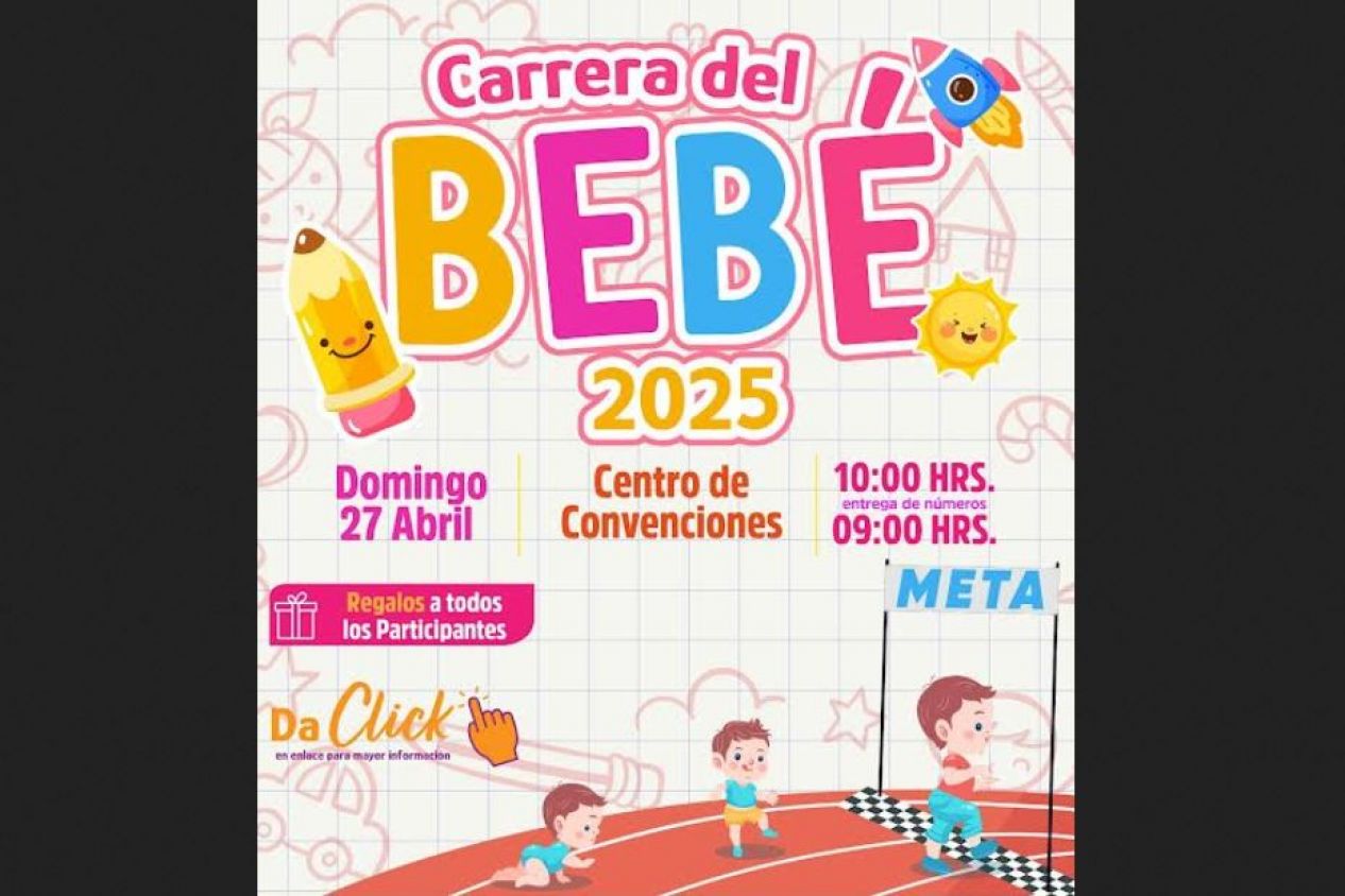 Atlixco celebra la ternura en movimiento con la Carrera del Bebé 2025