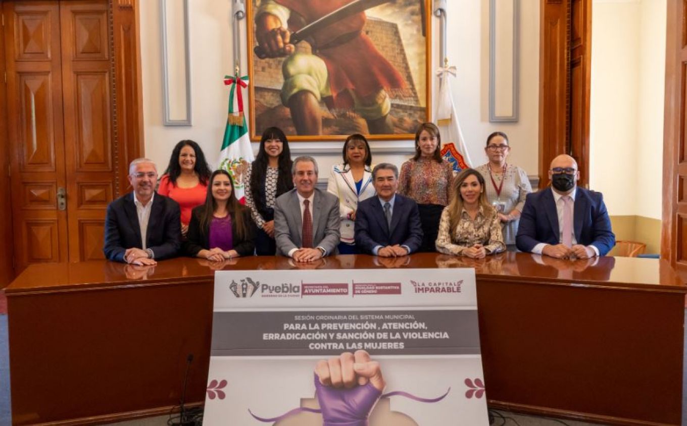 Puebla refuerza acciones para erradicar la violencia de género