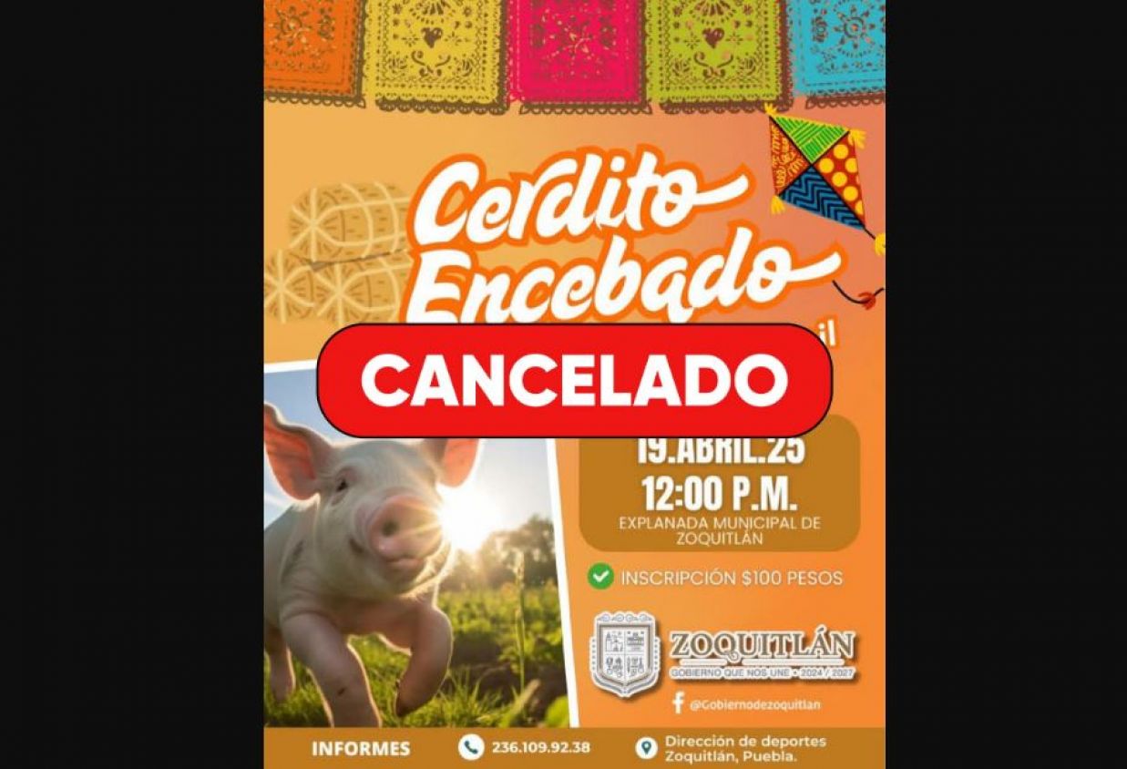 Gobierno de Puebla cancela evento por violar derechos animales
