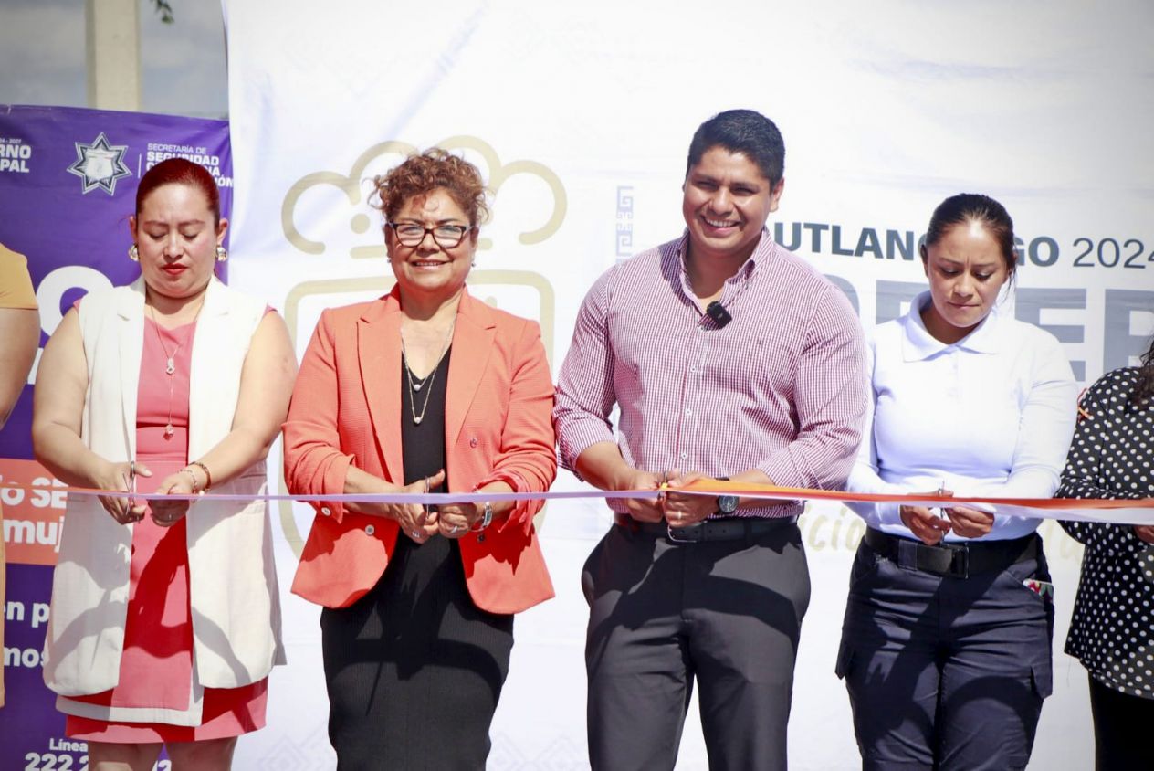 Pone en marcha Omar Muñoz primer “Arco Naranja” en Cuautlancingo 