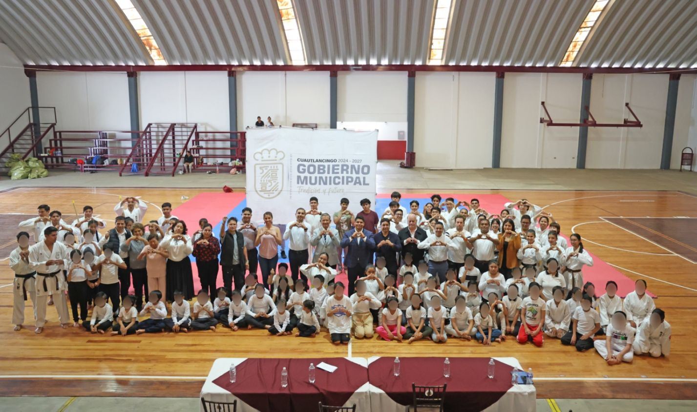 Preside Omar Muñoz “Escuela de Iniciación de Karate Do, Por Amor a Puebla”