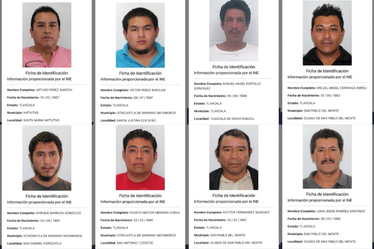 Bajo resguardo ocho cuerpos de tlaxcaltecas en Puebla