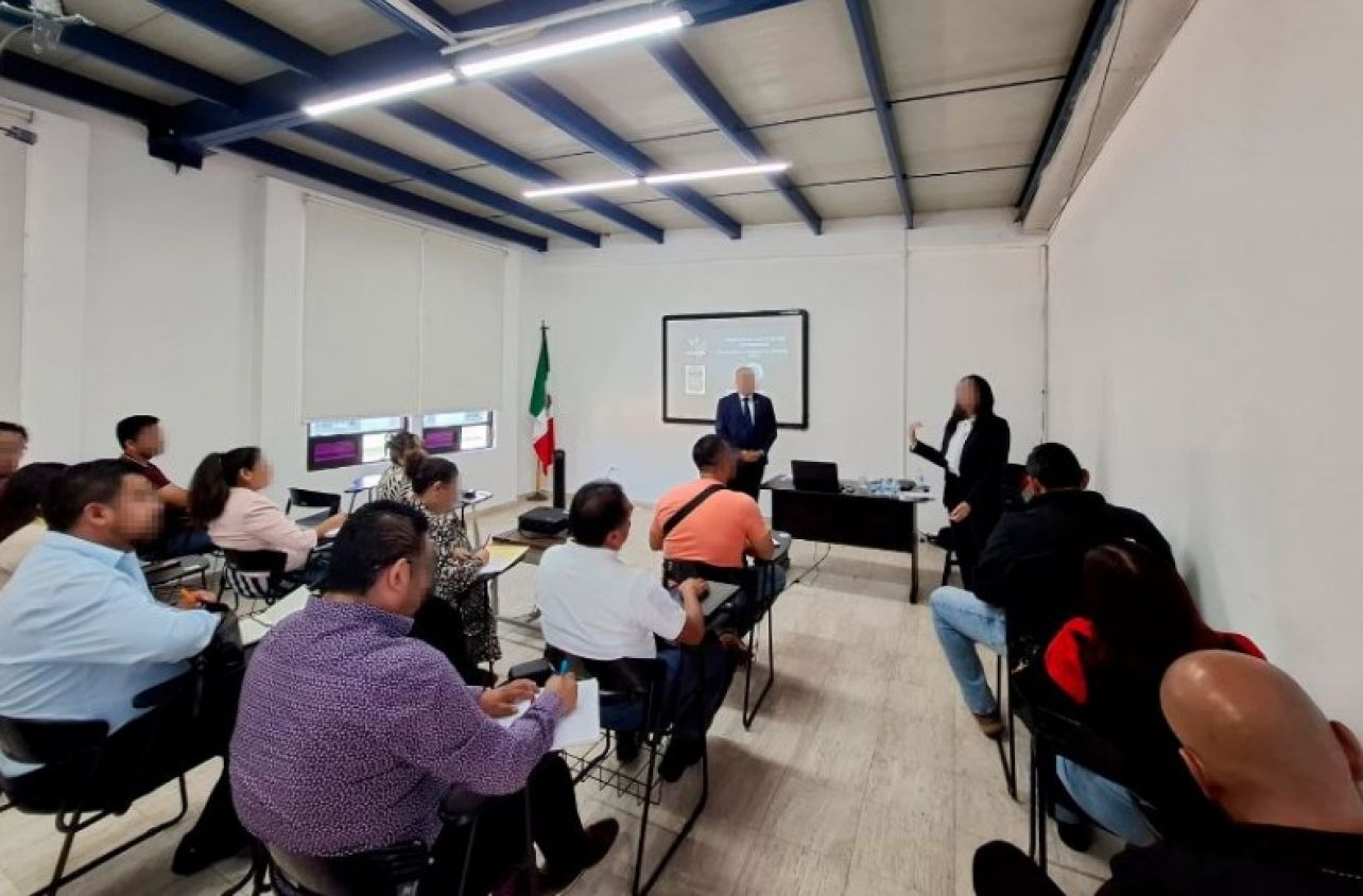 Capacitación internacional para agentes de Puebla