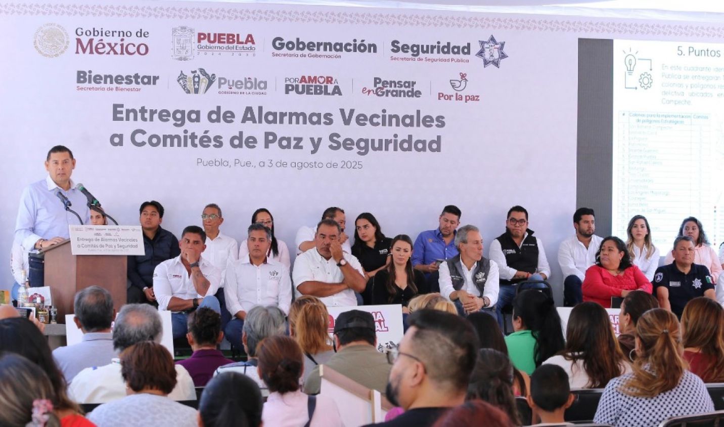 Inicia instalación de mil alarmas en zonas de riesgo en Puebla capital
