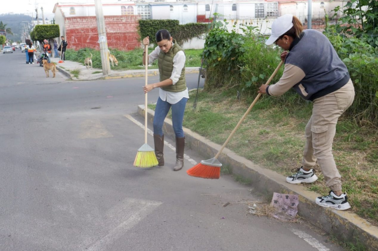 Arranca en San Pedro Cholula primera faena “Barriendo Tu Calle” 