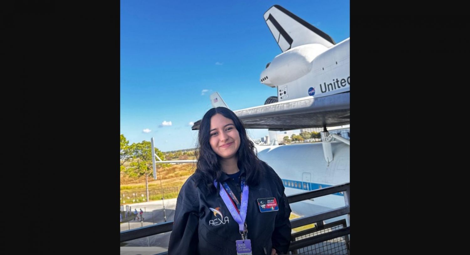 Una joven poblana alcanza metas espaciales