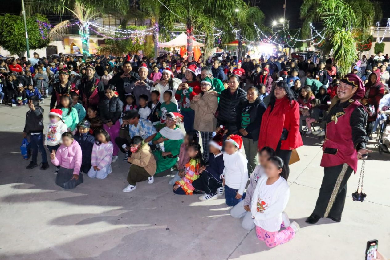 Lleva Tonantzin Fernández la magia de las posadas y la Navidad a las juntas auxiliares