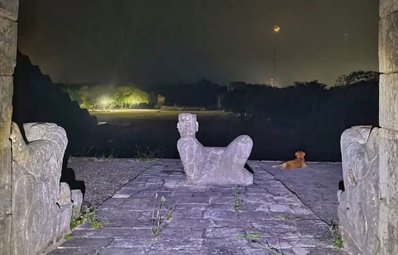 Filtran imágenes inéditas del interior de la pirámide de El Castillo