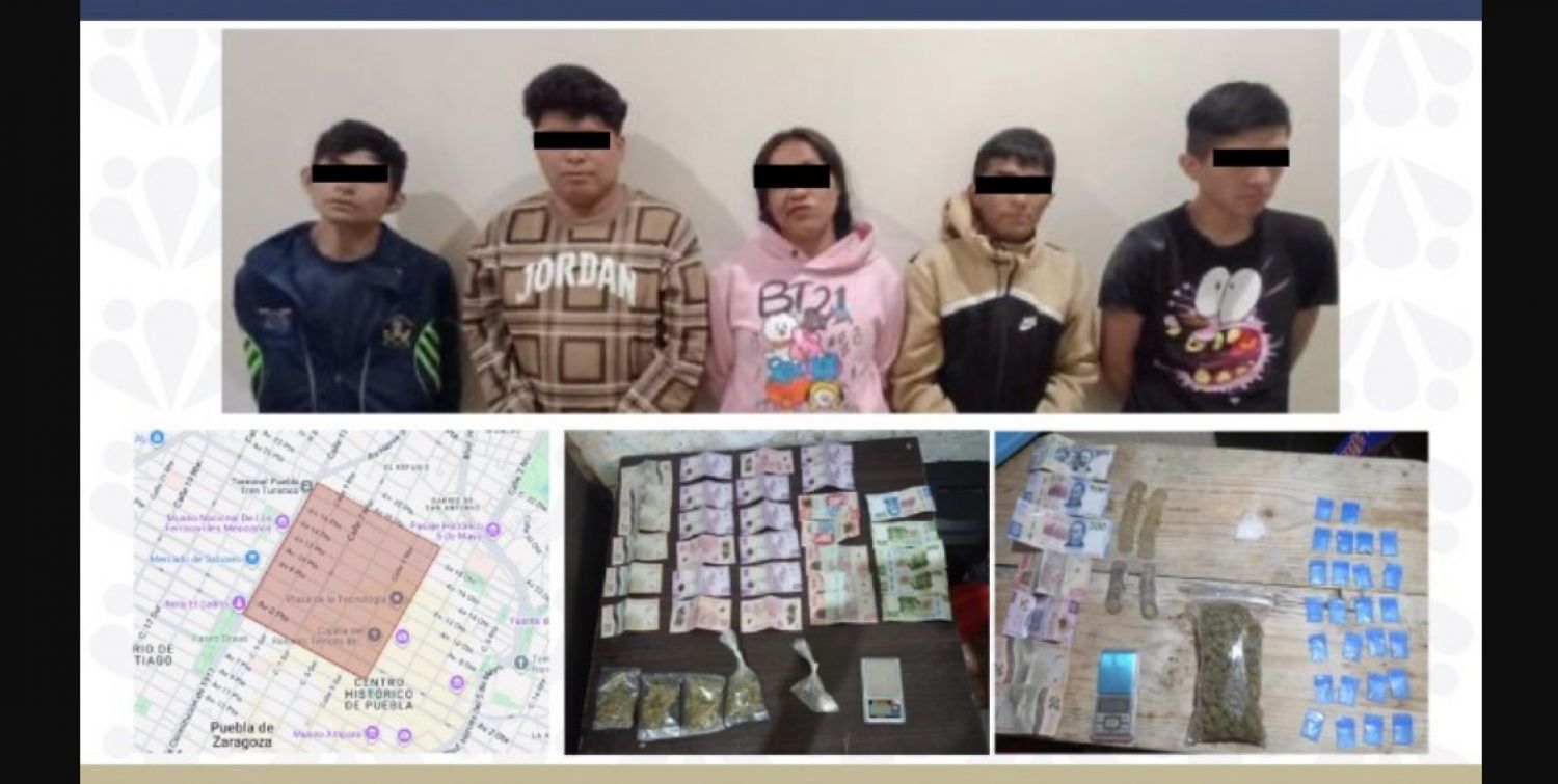 Cateo en el Centro Histórico deja siete detenidos