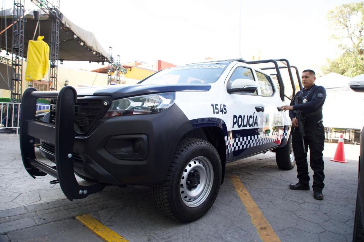 Refuerza Salvador Santos seguridad en Huamantla con la entrega de nuevas patrullas