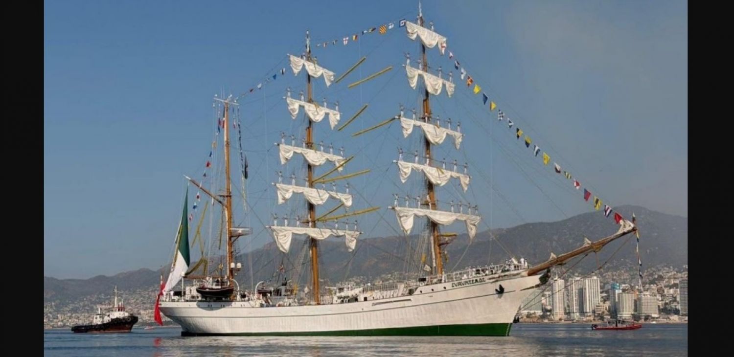 El Buque Escuela Cuauhtémoc regresa a casa tras una travesía histórica