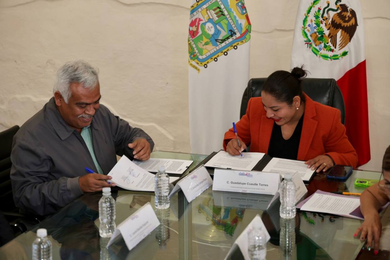 San Andrés Cholula y Santa Clara Ocoyucan formalizan alianza para fortalecer la protección de mujeres