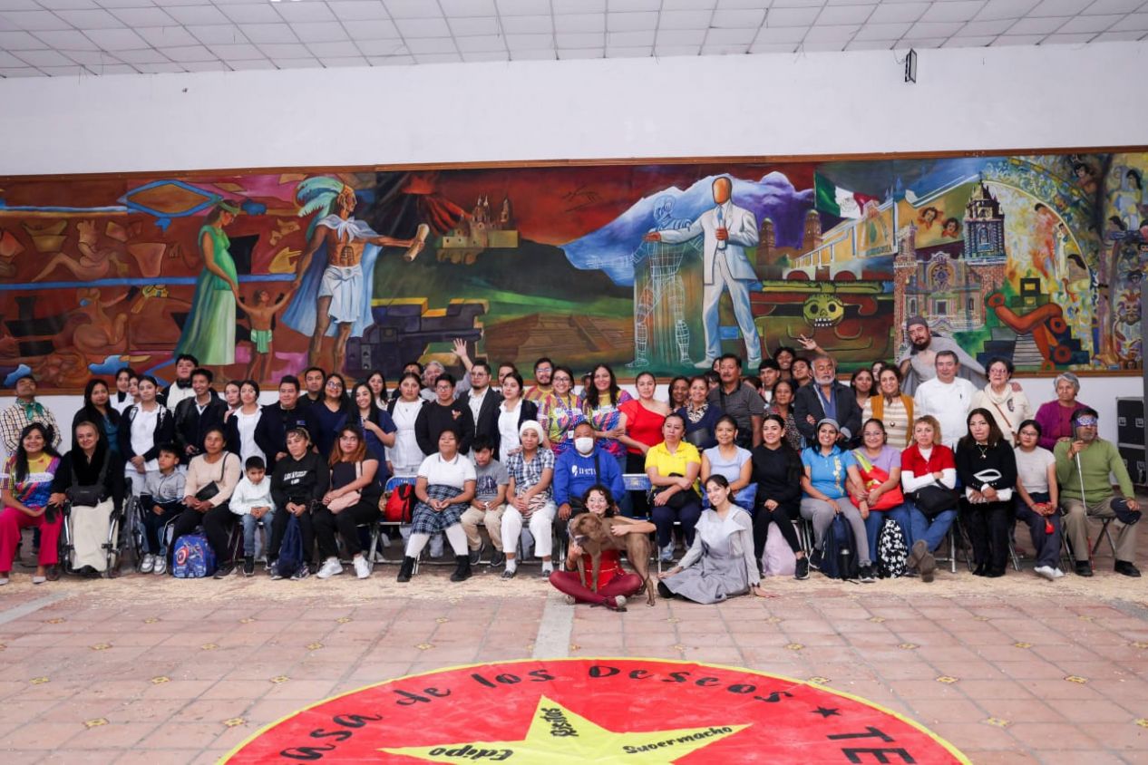 San Andrés Cholula realiza actividad sensorial en el Día Internacional de las Personas con Discapacidad