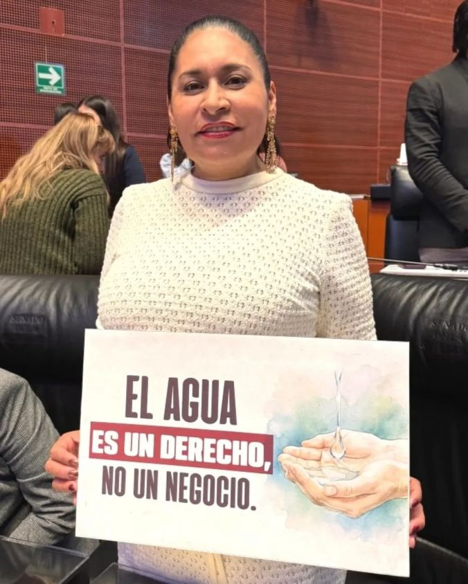Ana Lilia Rivera celebra aprobación de la Ley General de Aguas