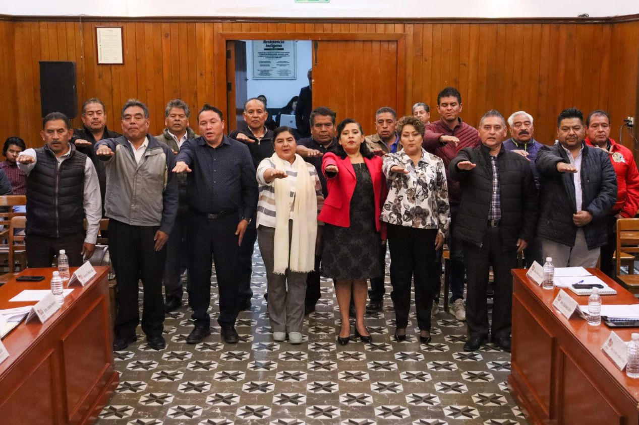 Tonantzin Fernández encabeza aprobación de acciones para fortalecer la ética, la paz y la seguridad en San Pedro Cholula