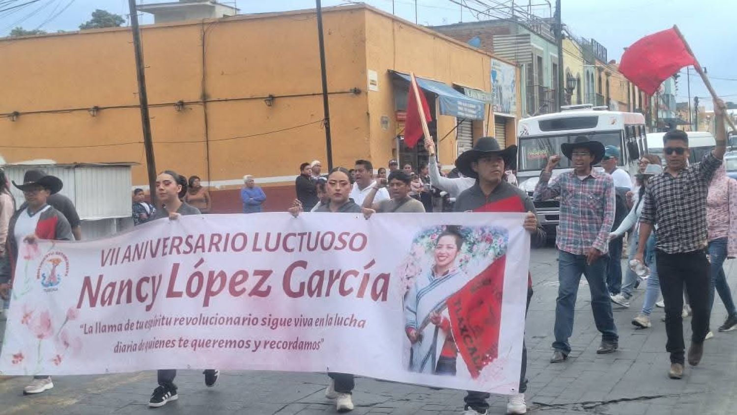 Conmemora Antorcha Campesina 7mo aniversario luctuoso de Nancy López, llaman a la lucha social