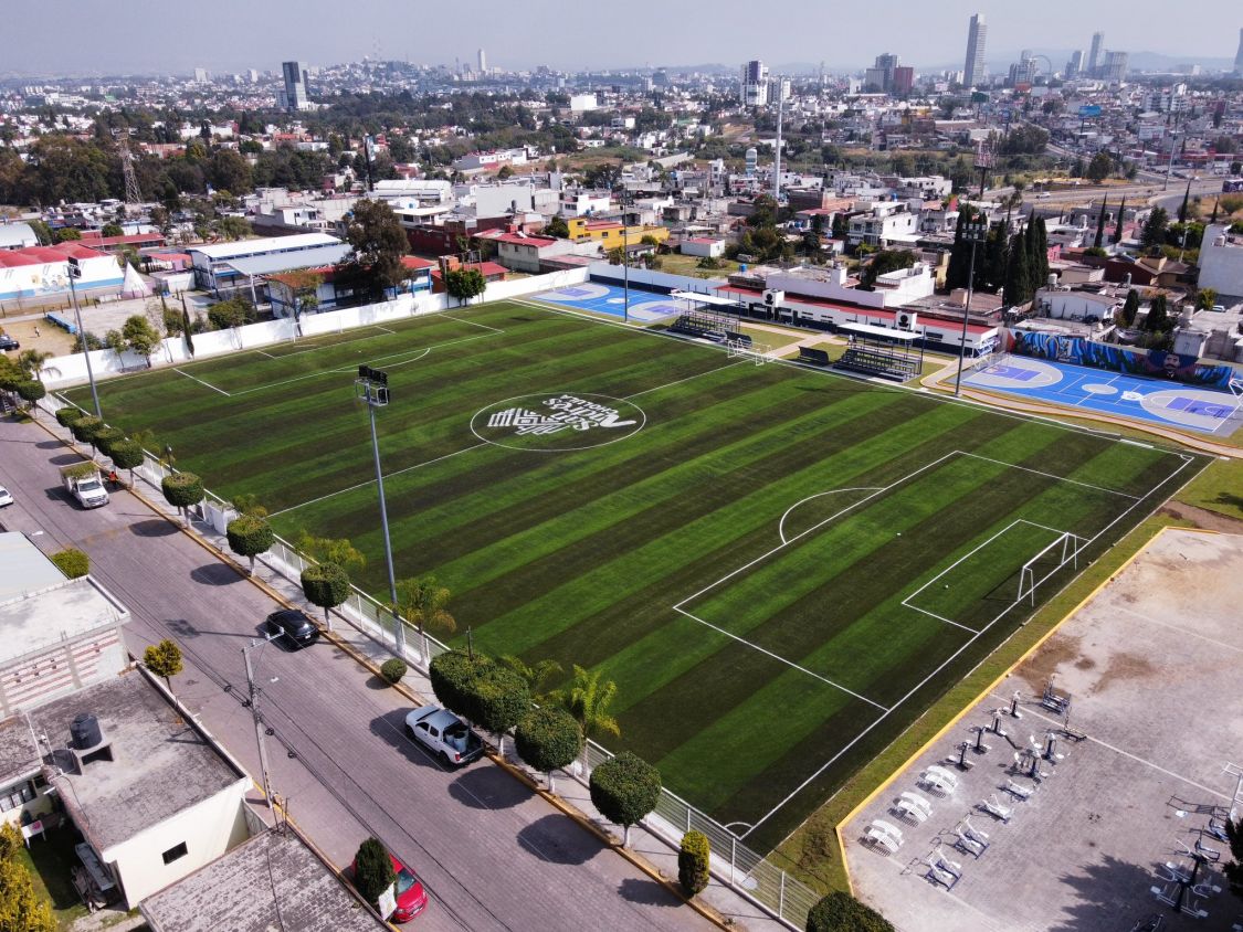 Nueva imagen para el Complejo Deportivo Emiliano Zapata en San Andrés Cholula
